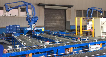 欧宝OB黑科技III 空塑箱自动分拣码垛项目